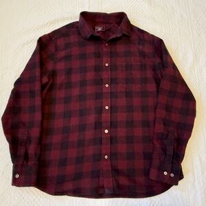 Untuckit (Men's XL) Slim-Fit Flannel Long Sleeve Button Up Plaid Shirt